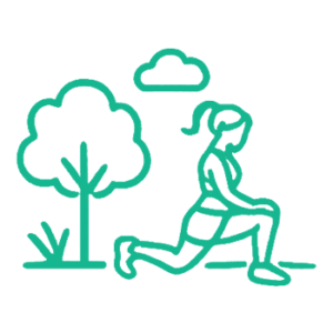 Icon Frauenfitness Outdoor draußen